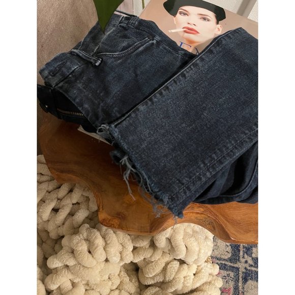 MOTHER The Looker Ankle Fray Jeans Sz 25R - Picture 3 of 10